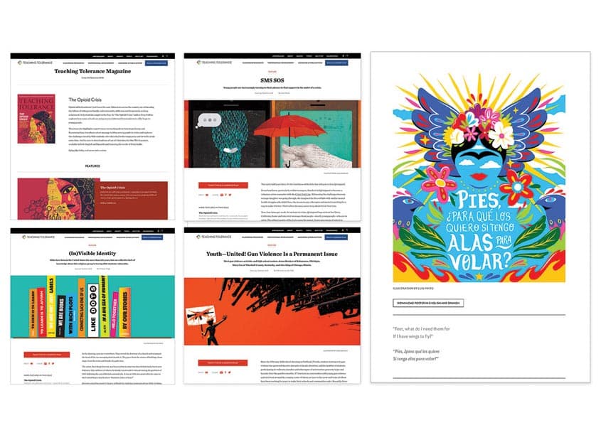 Teaching Tolerance Issue 58 — Publications & Newsletters design — by Southern Poverty Law Center — 2018 GDUSA award winner