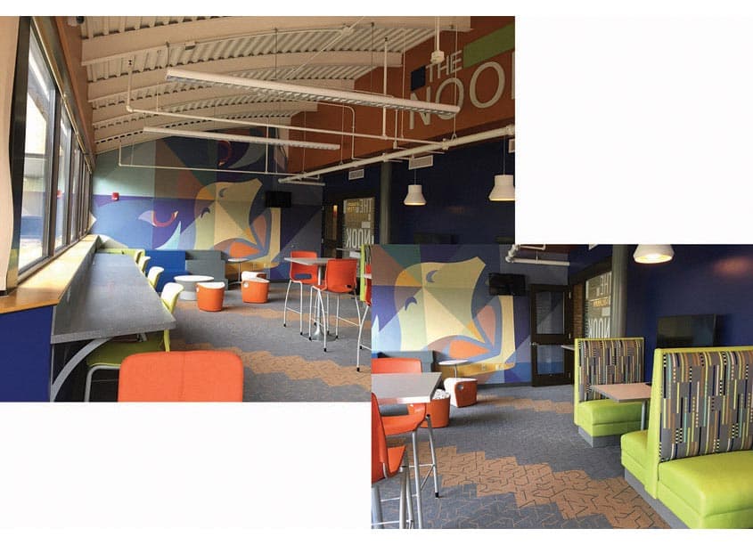 The Nook Informal Learning Space Graphics