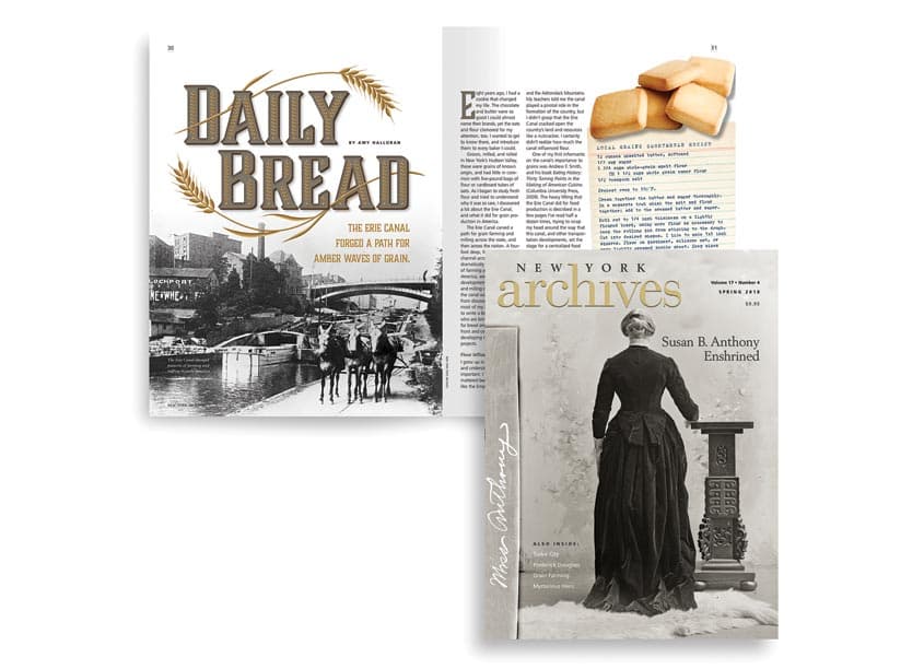 New York Archives Magazine Spring 2018 — Publications & Newsletters design — by 2k Design — 2018 GDUSA award winner