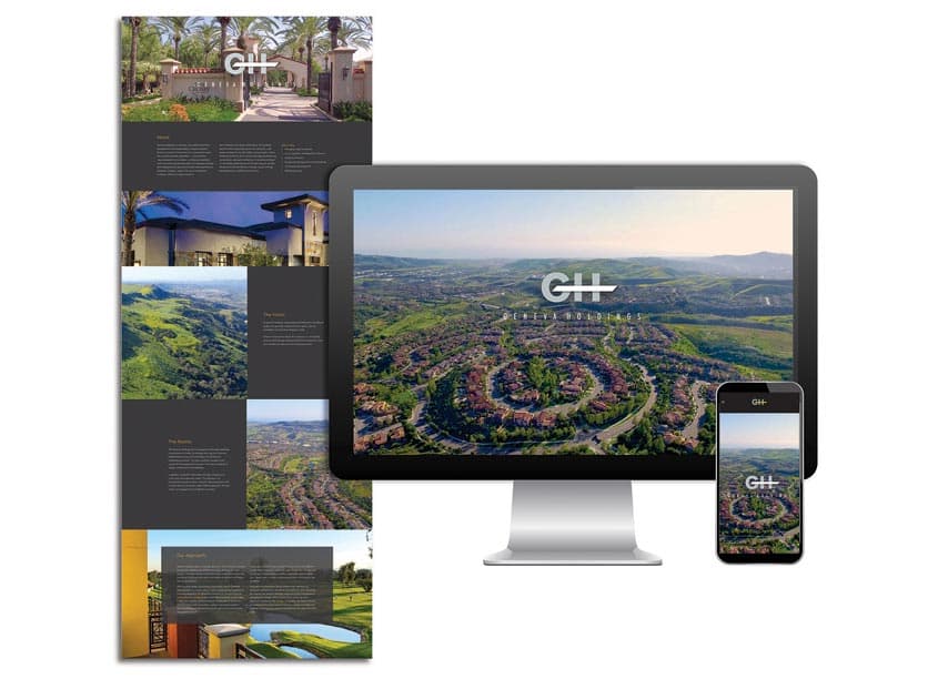 Geneva Holdings Website Design — Website & UX/UI Design — by Gauger + Associates — 2018 GDUSA award winner