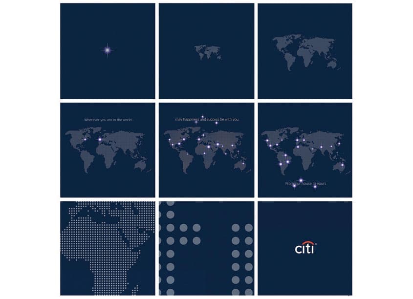 Commercial Bank 2018 Holiday Greeting — Animation, Video & Motion design — by Citi — 2018 GDUSA award winner