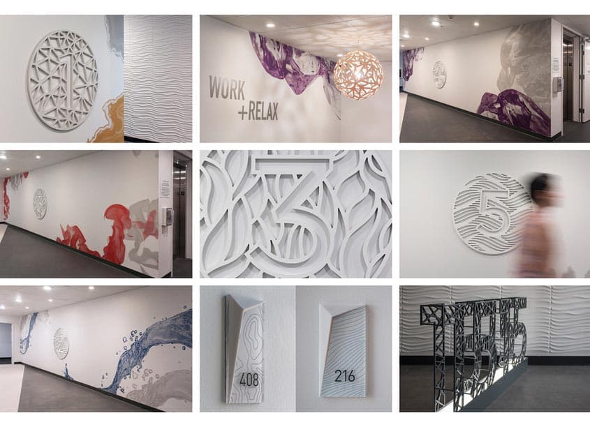 1515 Flats — P-O-P, Exhibits & Displays design — by ArtHouse Design — 2018 GDUSA award winner