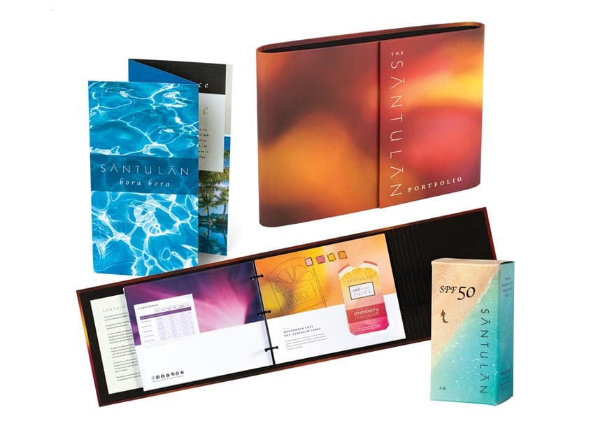 The Santulan Portfolio — Brochures & Collateral design — by Blossom Creative — 2018 GDUSA award winner