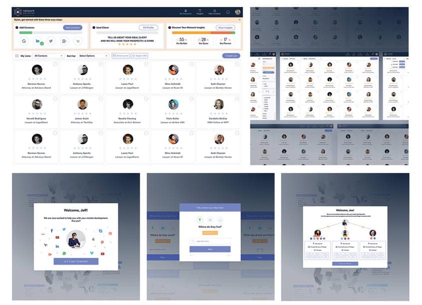 Network Navigator UI/UX Design — Website & UX/UI Design — by Viktoriia Pshenychko — 2018 GDUSA award winner
