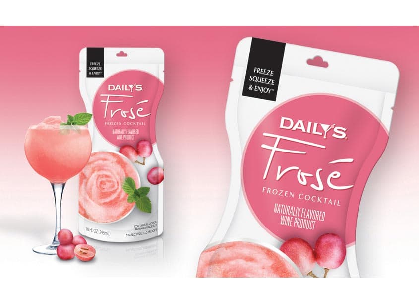 Daily’s Frosé Package Design — Package Design — by The Biondo Group — 2018 GDUSA award winner