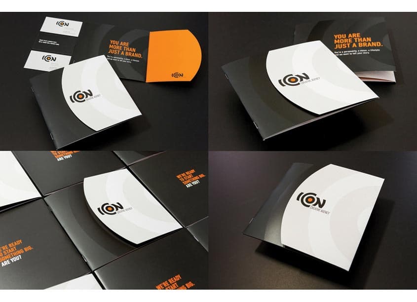 ICON Creative Agency Leave Behind — Sales & Self Promotion design — by ICON Creative Agency — 2018 GDUSA award winner