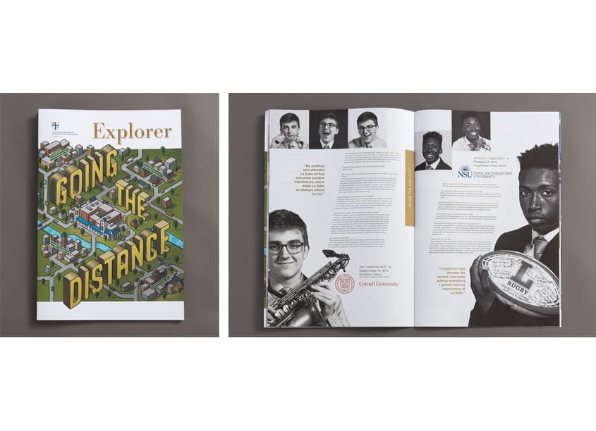Explorer Alumni Magazine, Summer 2018 — Publications & Newsletters design — by John Burns Design Group — 2018 GDUSA award winner