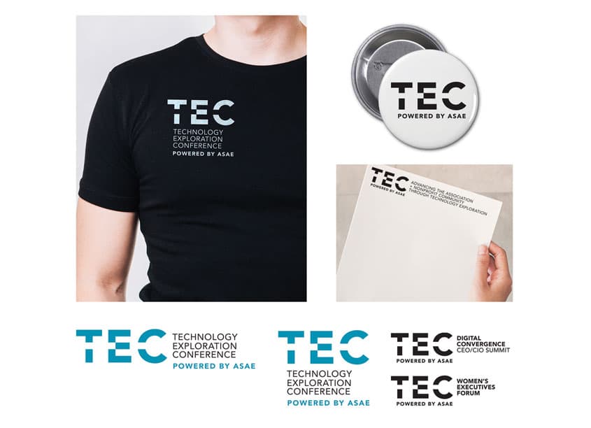ASAE TEC (Technology Exploration Conference) Logo — Branding + Identity Programs design — by ASAE — 2019 GDUSA award winner