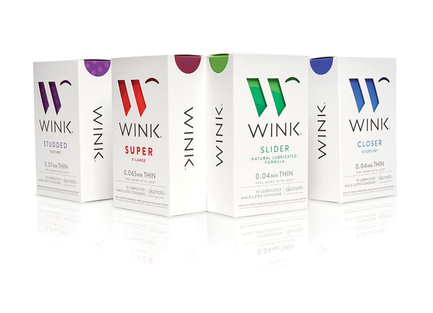 WINK Condoms Packaging — Package Design — by Little Big Brands — 2019 GDUSA award winner