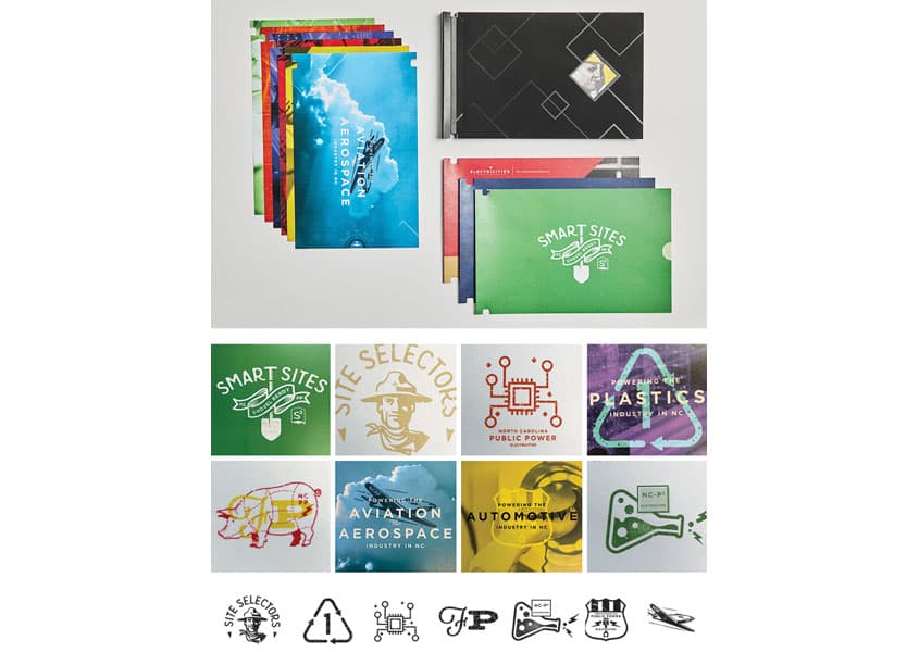 Economic Development Flip Book — Publications & Newsletters design — by ElectriCities of North Carolina — 2019 GDUSA award winner