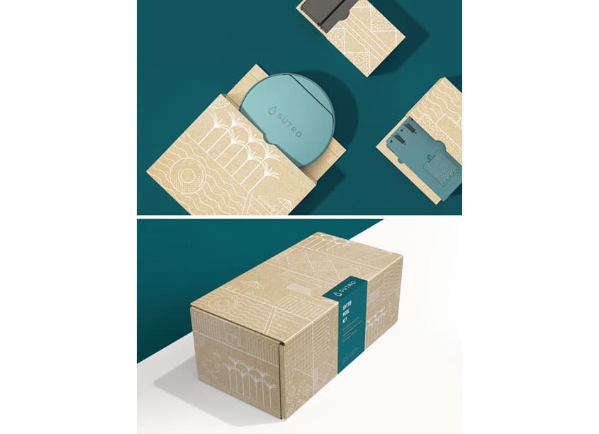 Sutro Packaging — Package Design — by Enlisted Design — 2019 GDUSA award winner