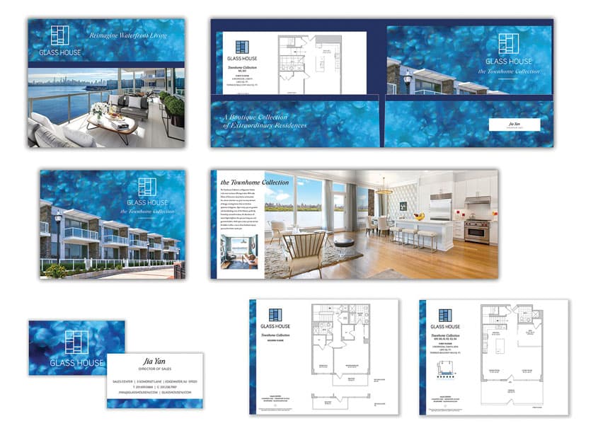 Glass House Collateral — Brochures & Collateral design — by Mermaid, Inc. — 2019 GDUSA award winner