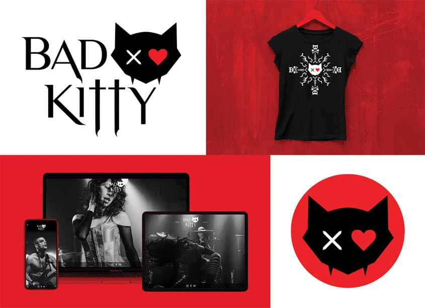 Bad Kitty Branding