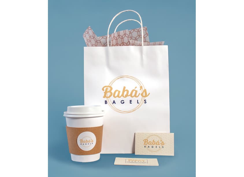 Baba's Bagels Branding & Package Design