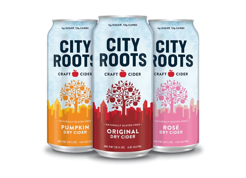 City Roots Craft Cider Packaging