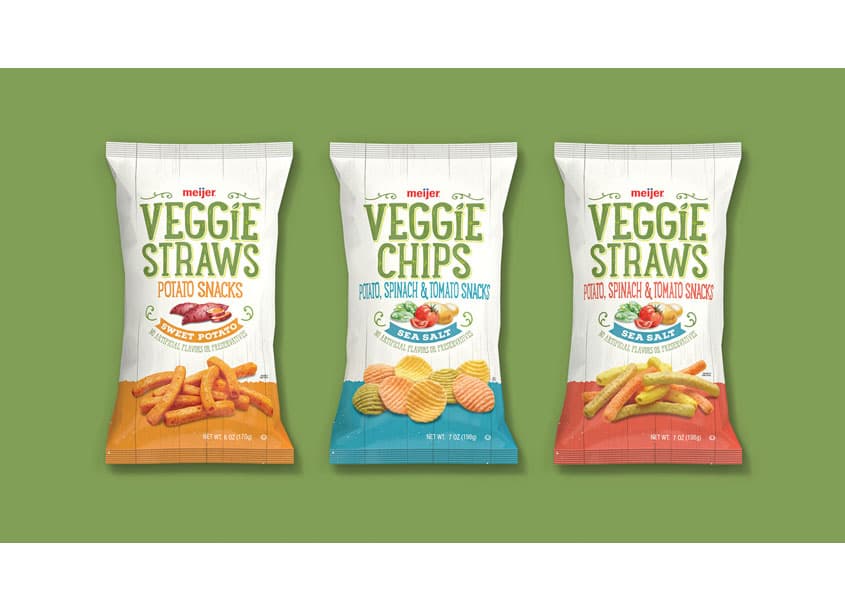 Veggie Straws Package Design — Package Design — by COHO Creative — 2019 GDUSA award winner