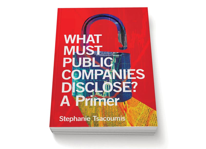 What Must Public Companies Disclose? A Primer — Publications & Newsletters design — by American Bar Association — 2019 GDUSA award winner