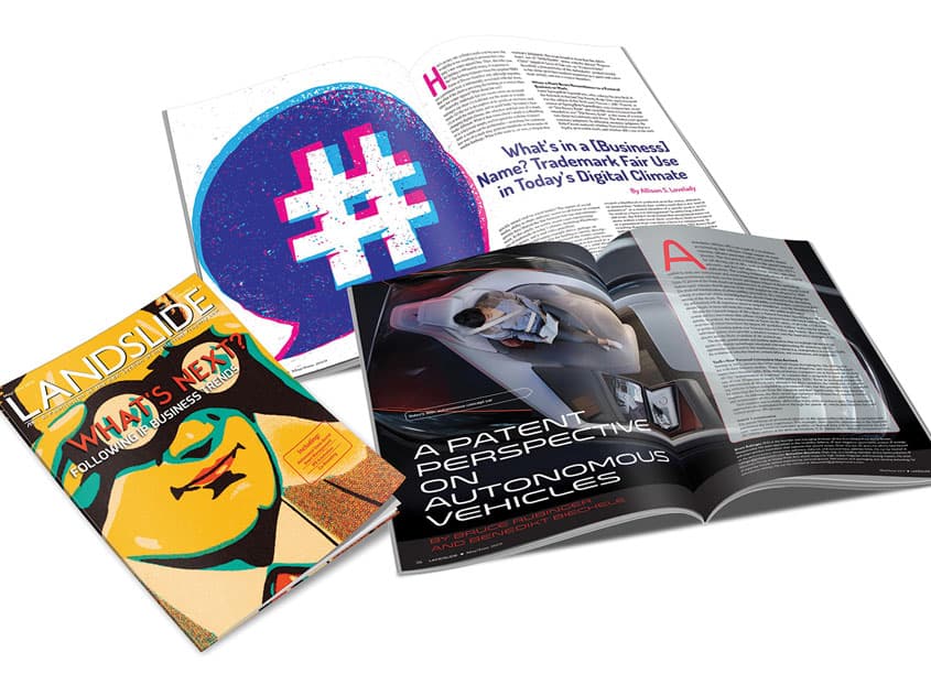 Landslide Magazine, May/June 2019 — Publications & Newsletters design — by American Bar Association — 2019 GDUSA award winner