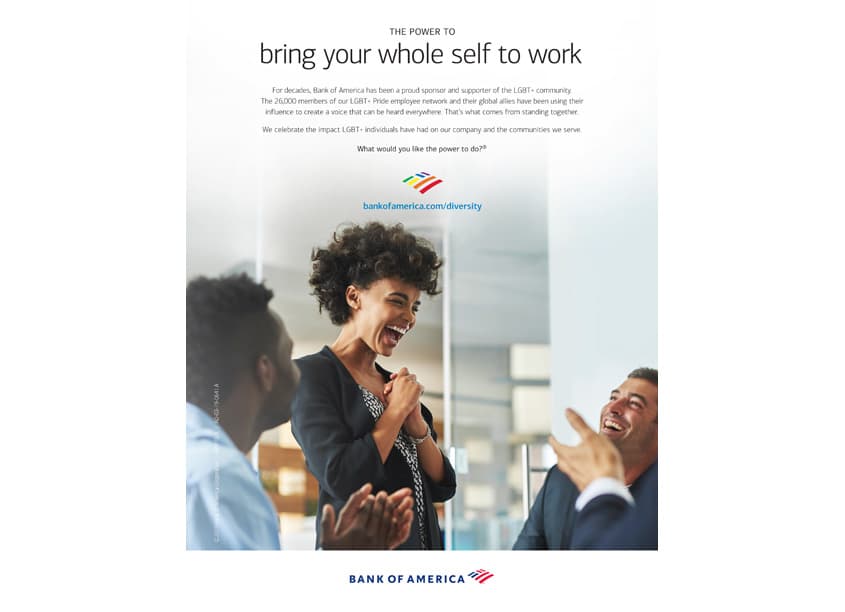 LGBT + Pride Employee Network Advertisement