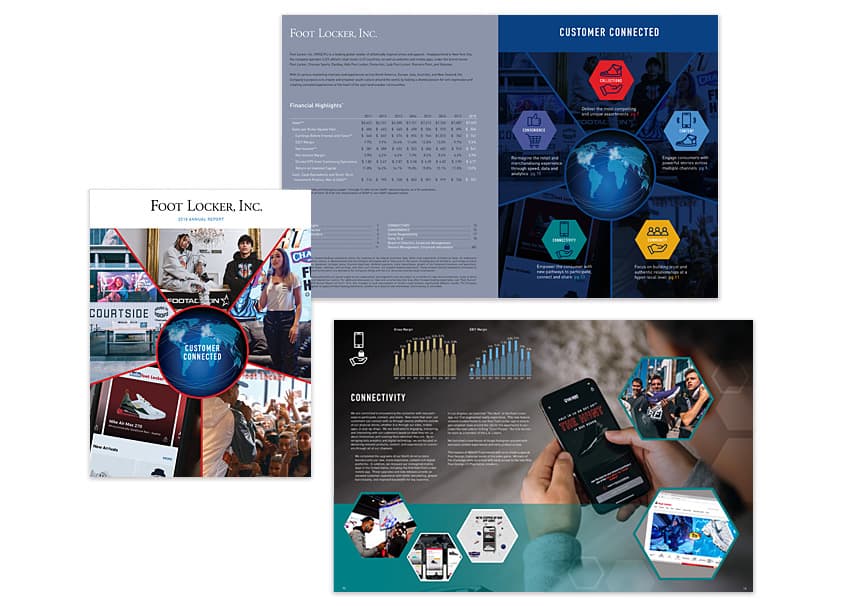 2018 Annual Report - Customer Connected — Annual & Corporate Reports design — by Latitude Design — 2019 GDUSA award winner