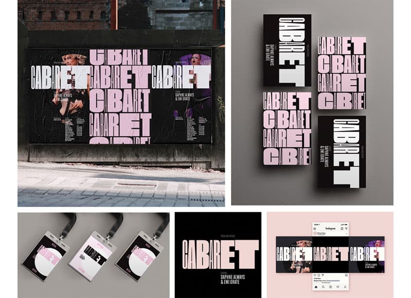 Cabaret Branding Campaign