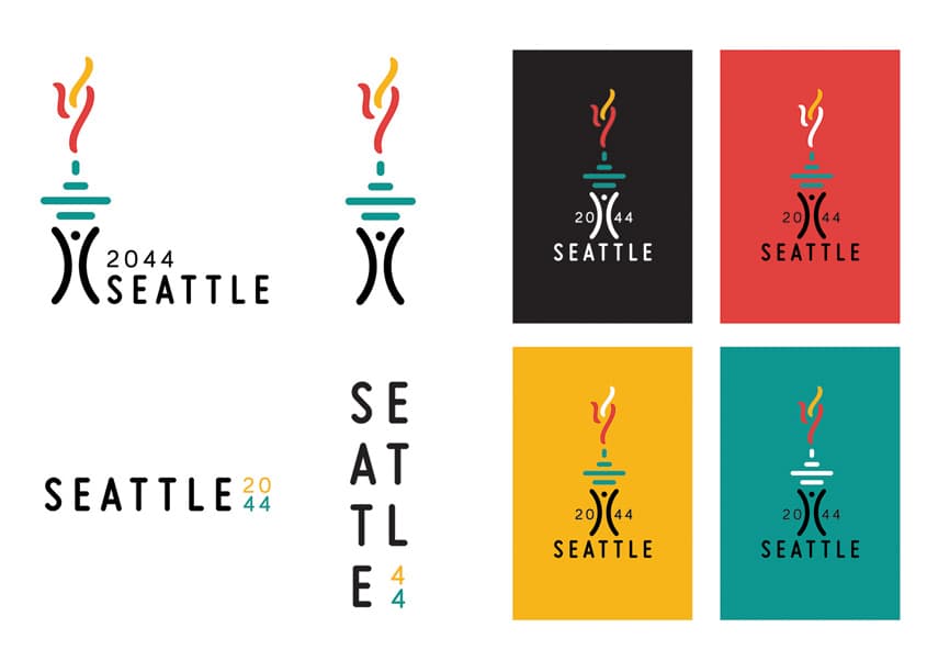 Seattle Olympics 2044 Logo and Identity