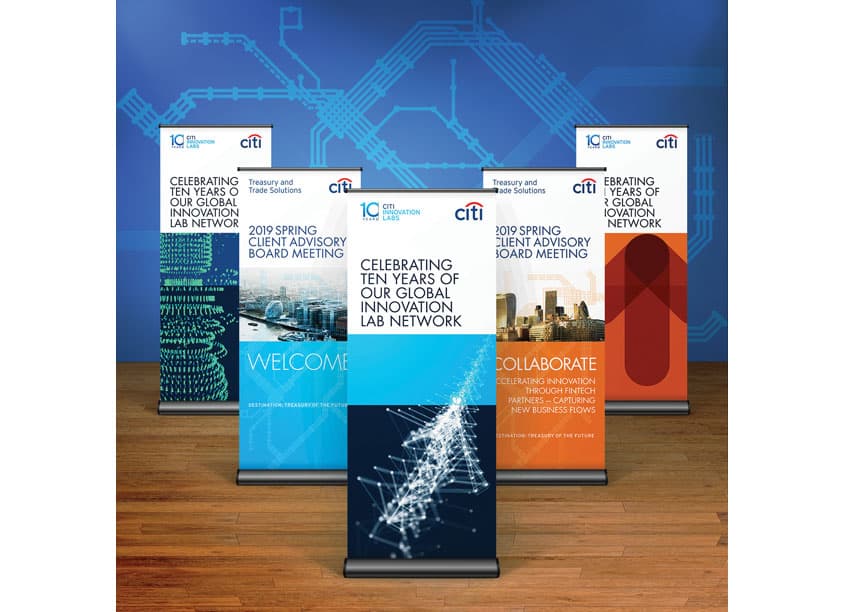 Citi TTS 2019 10 Year Event Banners