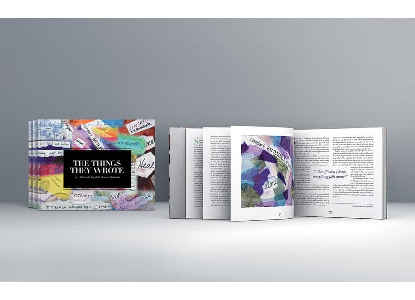The Things They Wrote — Publications & Newsletters design — by Krystal Pratt Designs — 2019 GDUSA award winner