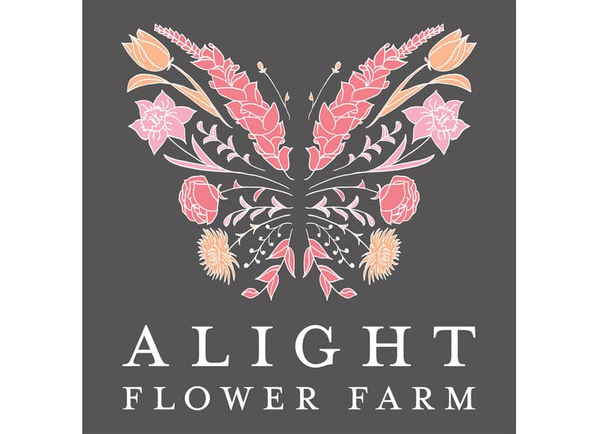 Alight Flower Farm Logo