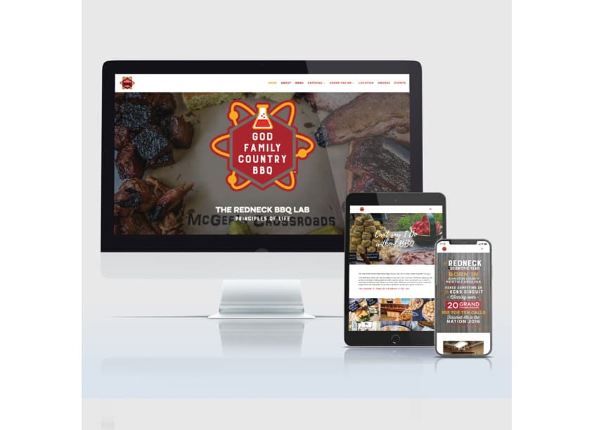 Redneck BBQ Labs Website Design — Website & UX/UI Design — by Canopy Thinks — 2019 GDUSA award winner