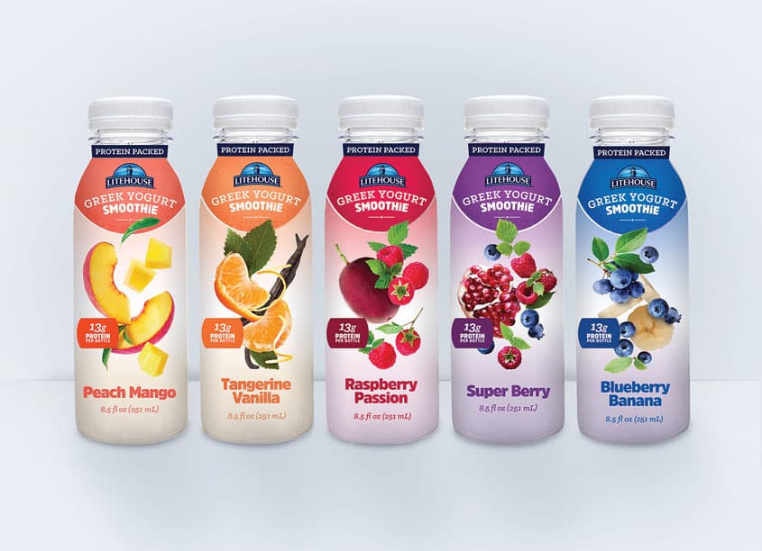 Litehouse Smoothies Packaging