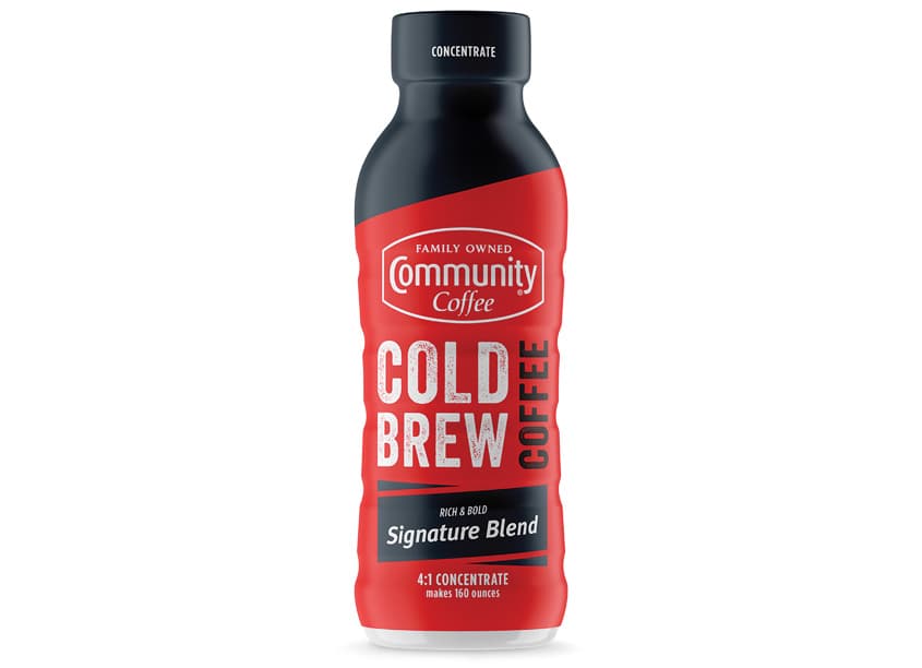Community Coffee Cold Brew Concentrate — Package Design — by Stapley Hildebrand — 2019 GDUSA award winner