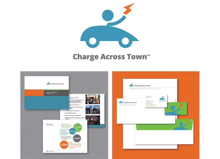 Charge Across Town Brand Identity Redesign — Branding + Identity Programs design — by Benitez Design — 2019 GDUSA award winner