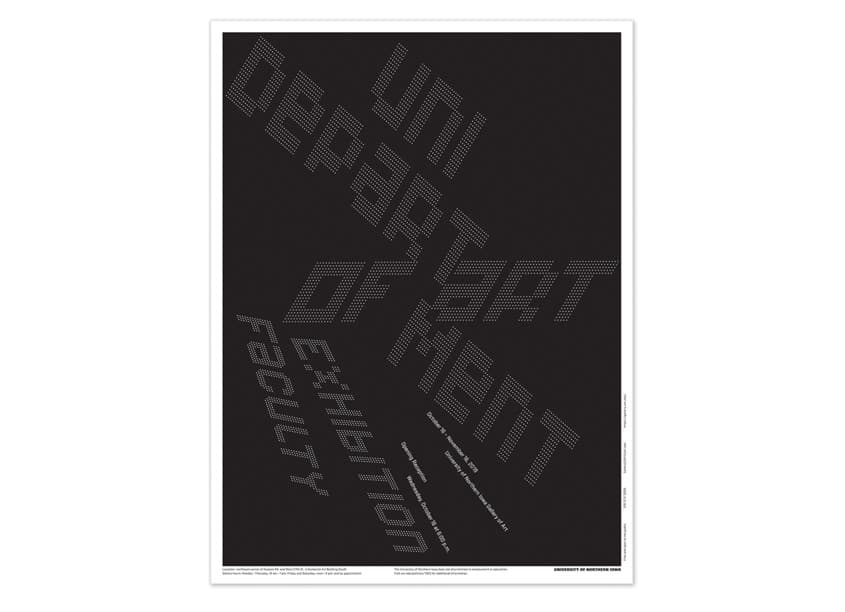 2019 Faculty Exhibition Poster