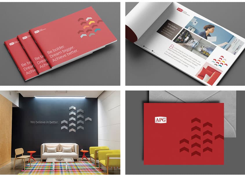 APG Brand System — Branding + Identity Programs design — by 5 by 5 Design — 2019 GDUSA award winner