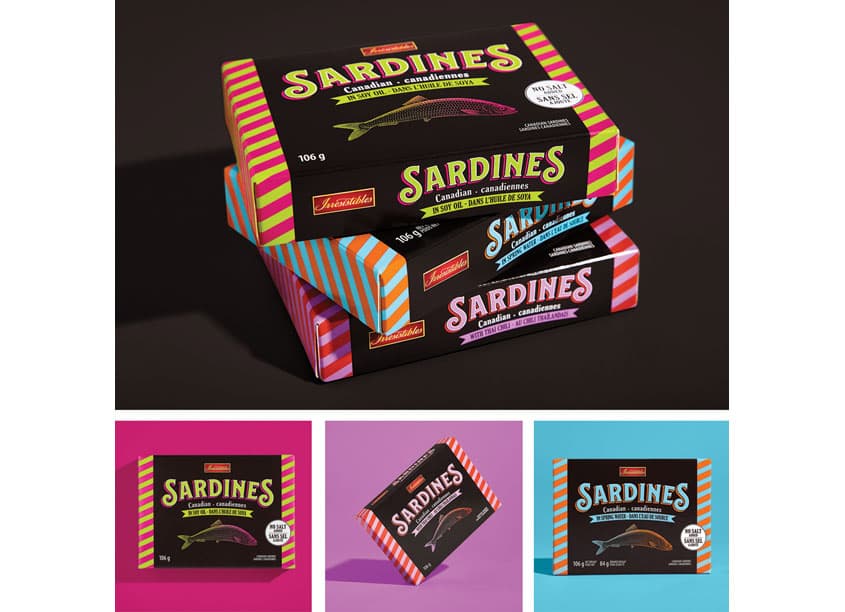 Metro Sardines Packaging and Illustration