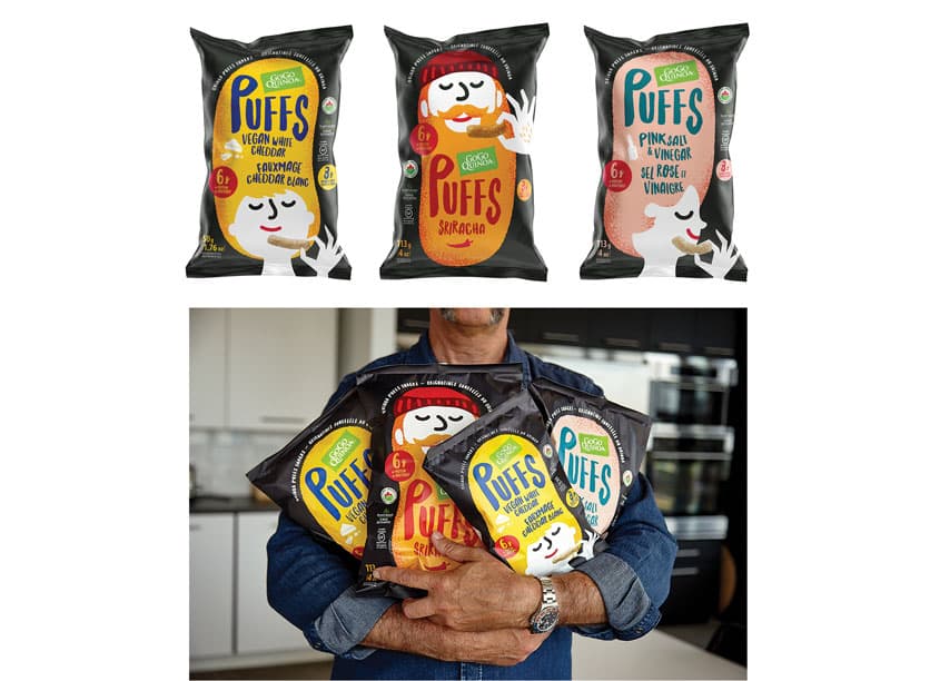 GOGO Quinoa Puffs Packaging