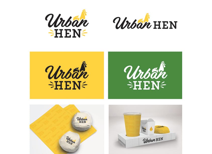 Urban Hen Logo and Branding Standards — Branding + Identity Programs design — by Fresh Ideas Food Service Management — 2019 GDUSA award winner