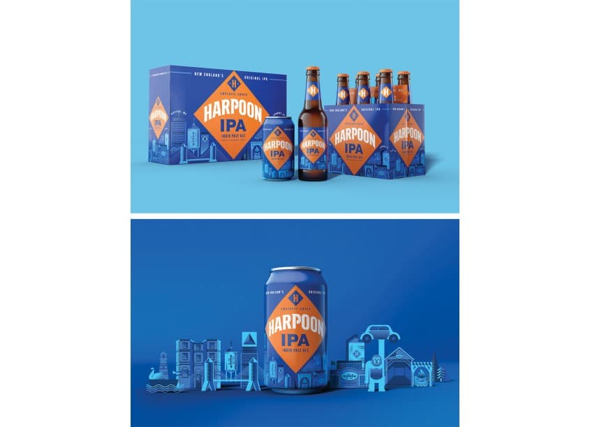 Harpoon IPA Redesign — Package Design — by Chase Design Group — 2020 GDUSA award winner