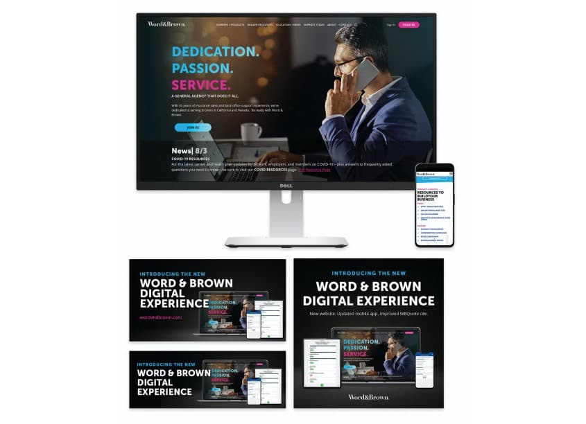 Word & Brown General Agency Website