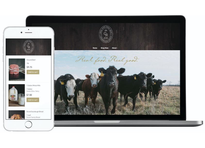 Local Farm Website with Online Ordering via GrazeCart