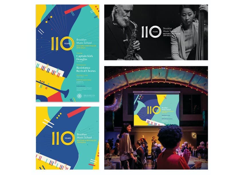 Brooklyn Music School 110 Year Gala Branding