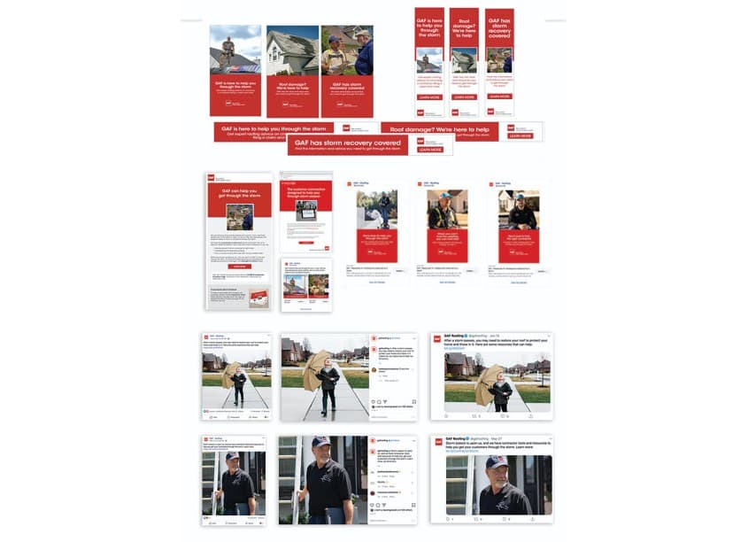 GAF Storm Initiative Online — Website & UX/UI Design — by GAF Creative Services — 2020 GDUSA award winner