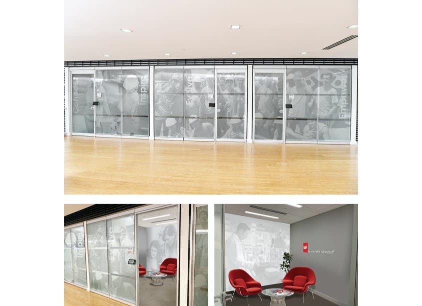 GAF Interview Room — P-O-P, Exhibits & Displays design — by GAF Creative Services — 2020 GDUSA award winner