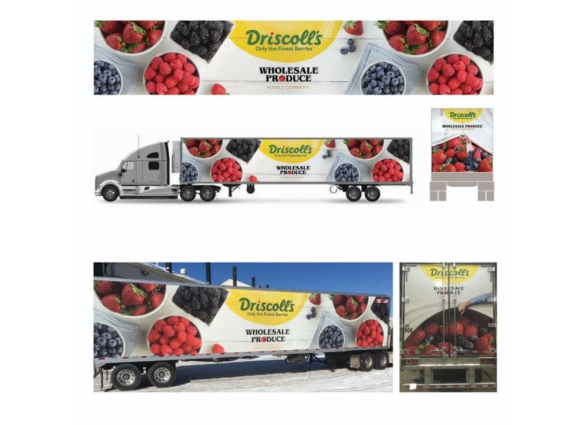 Driscoll's Truck Graphic