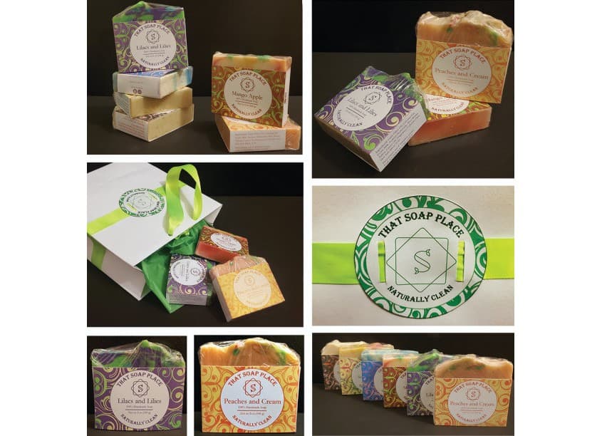 That Soap Place Labels and Shopping Bag Redesign