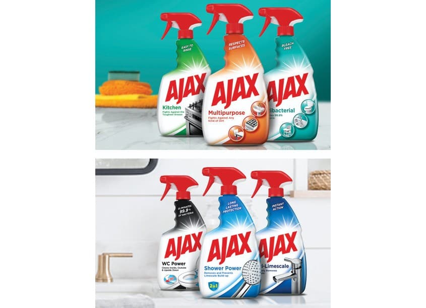 Ajax Sprays Packaging