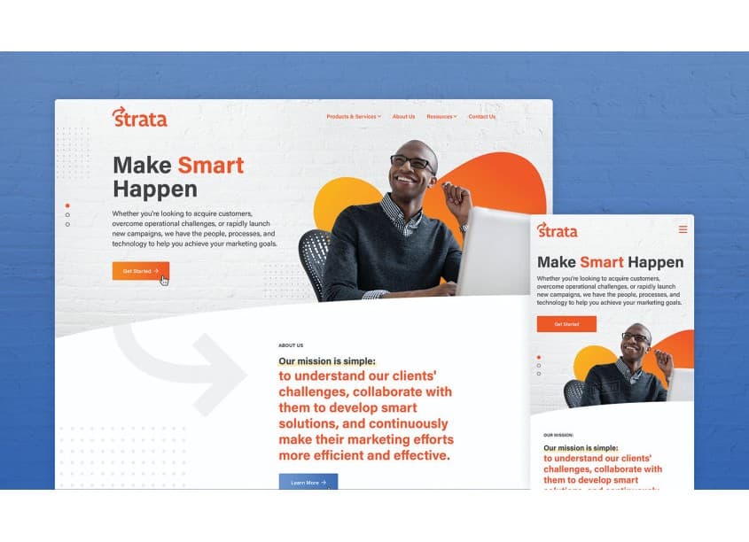 Strata Website Design