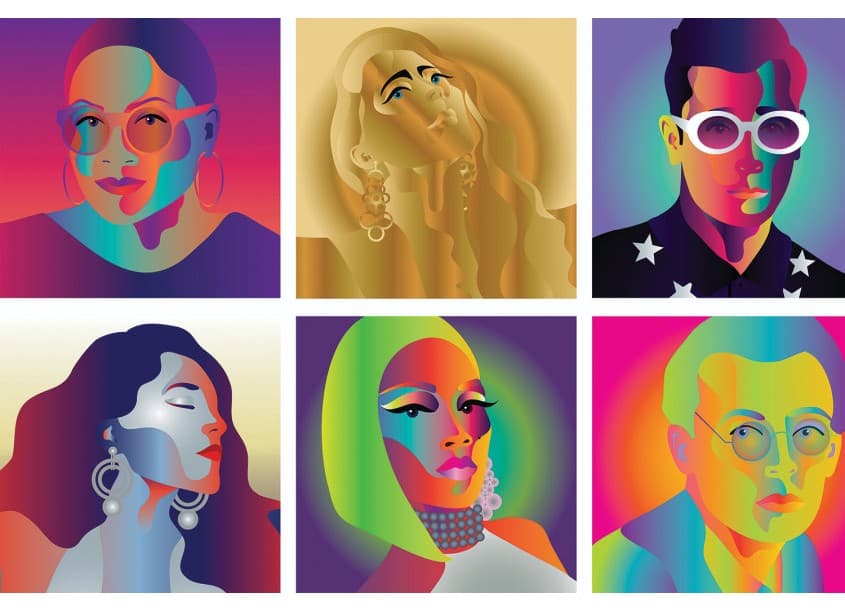 Pop Portraits for Facebook and Instagram