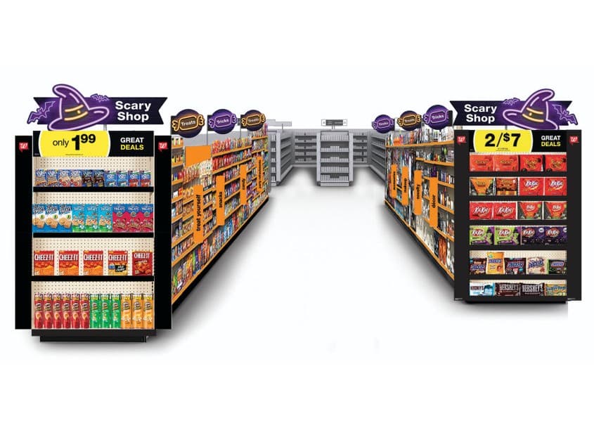 Walgreens 2020 Halloween In-Aisle Creative